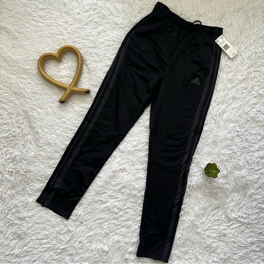 Adidas Black Tapered Track Pants